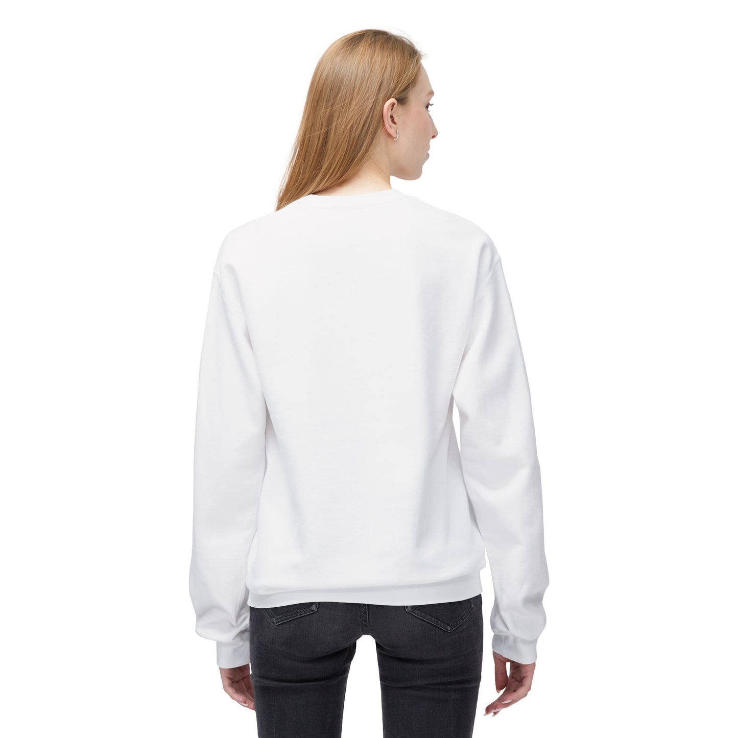 Cross Stitch classic sweatshirt (White Crewneck)