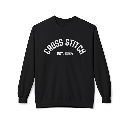 Cross Stitch classic sweatshirt ( White, Grey, and more Crewneck)