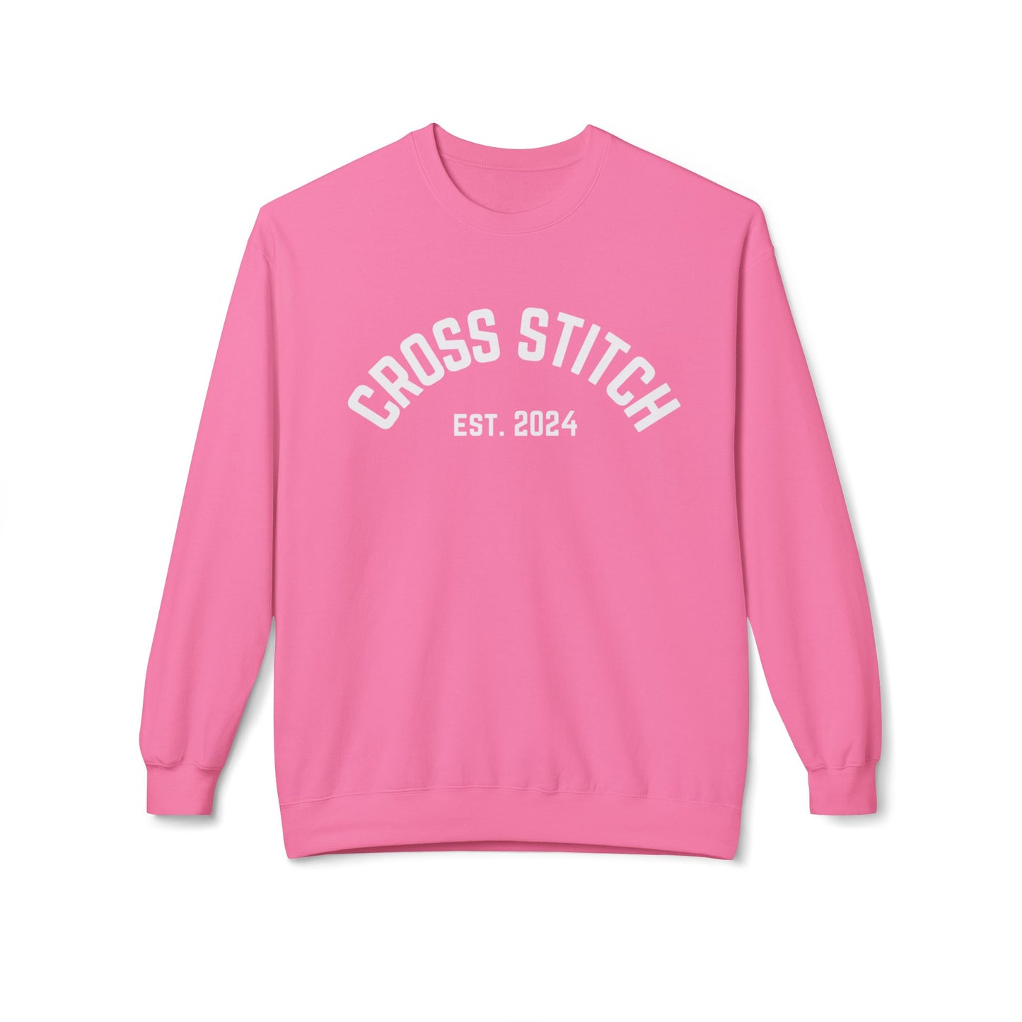 Cross Stitch classic sweatshirt ( White, Grey, and more Crewneck)